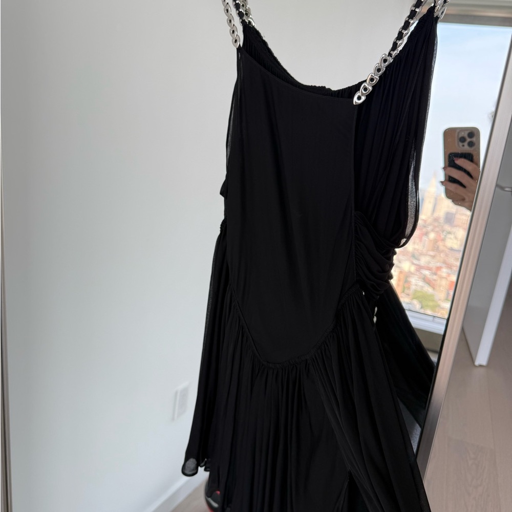 Alaia Black Jersey Mini Dress - Picture 9 of 11